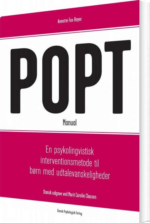 Popt   Annette Fox Boyer   Bog