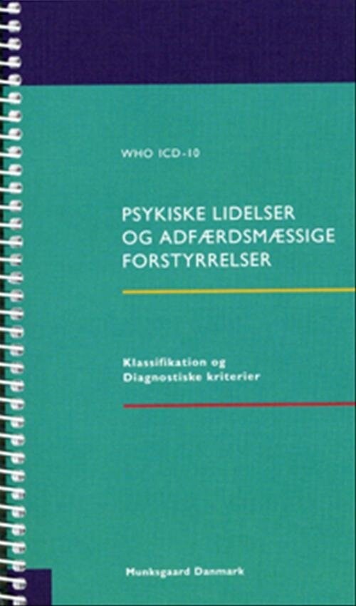Psykiske Lidelser Og Adfærdsmæssige Forstyrrelser   Aksel Bertelsen   Bog