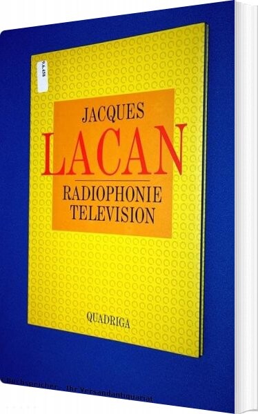 Radio   Fjernsyn   Jacques Lacan   Bog