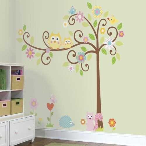 Roommates Wallstickers   Wallsticker Træ