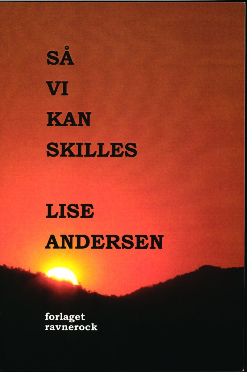 Så Vi Kan Skilles   Lise Andersen   Bog
