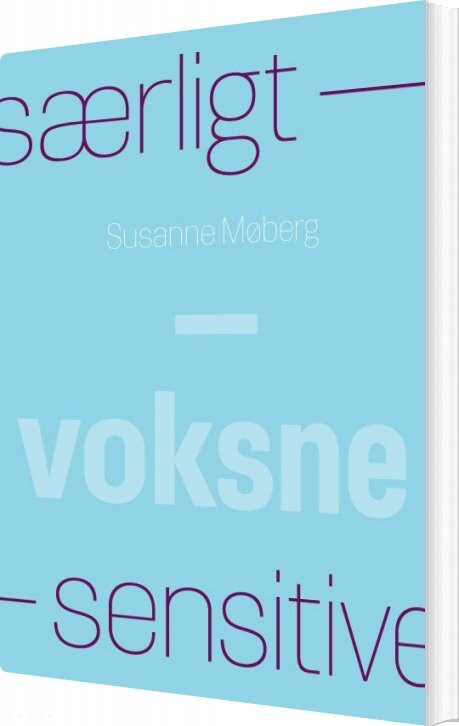 Særligt Sensitive   Voksne   Susanne Møberg   Bog