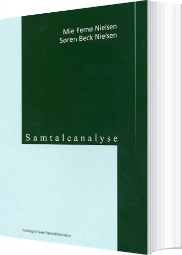 Samtaleanalyse   Mie Femø Nielsen   Bog