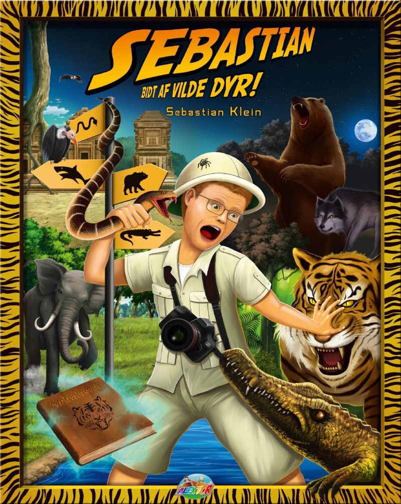 Sebastian Bidt Af Vilde Dyr    Sebastian Klein   Bog