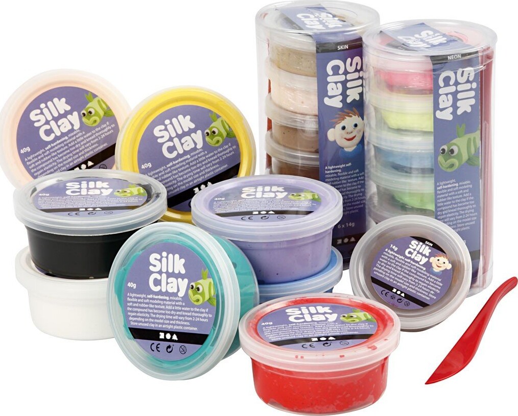 Silk Clay   Modellervoks Sæt   22 Dåser