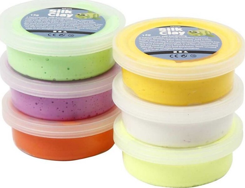 Silk Clay Modellervoks Sæt Påske   6 X 14 G