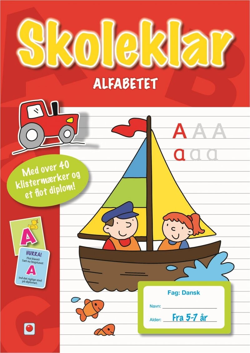 Skoleklar   Alfabetet   Bog