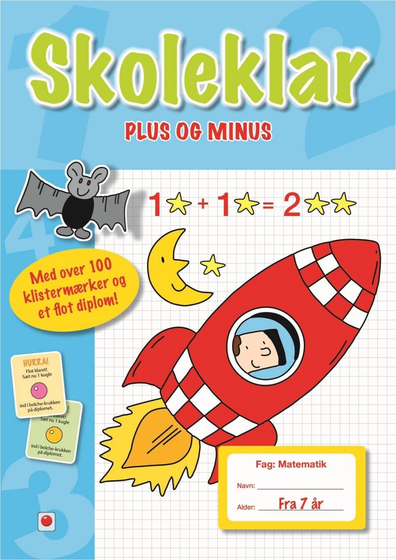 Skoleklar    Plus Og Minus   Bog