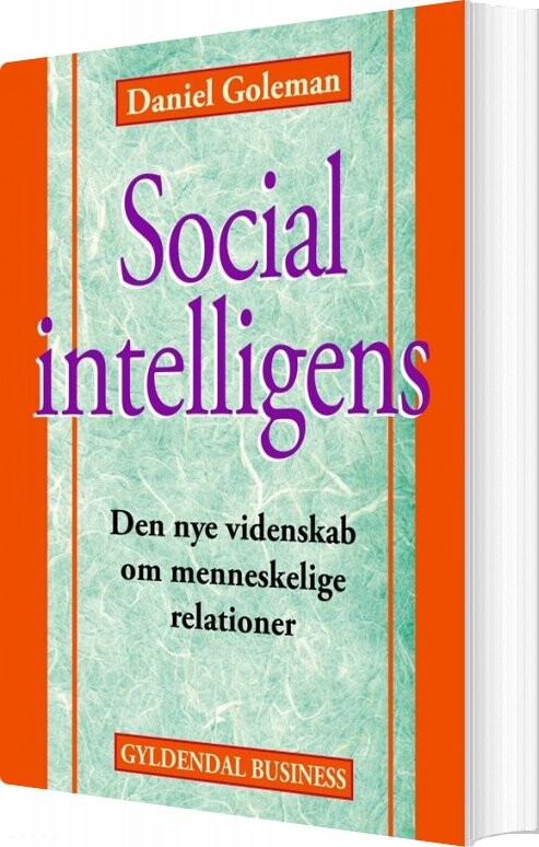 Social Intelligens   Daniel Goleman   Bog