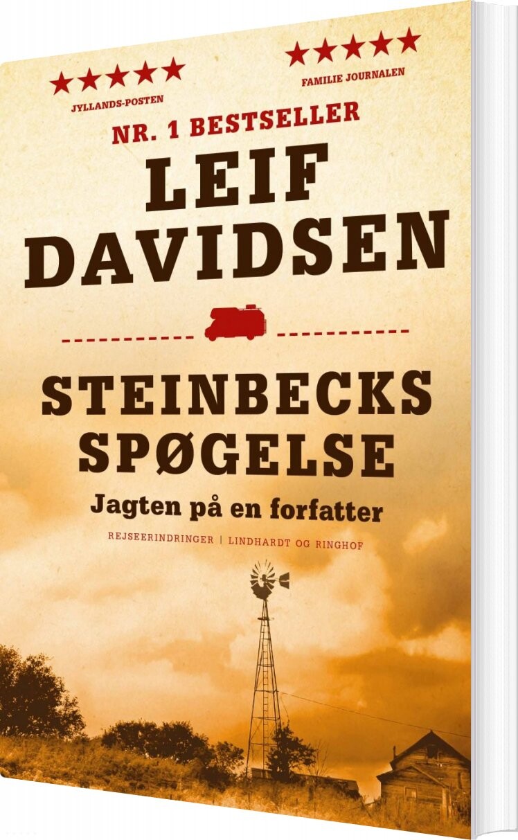 Steinbecks Spøgelse   Jagten På En Forfatter   Leif Davidsen   Bog