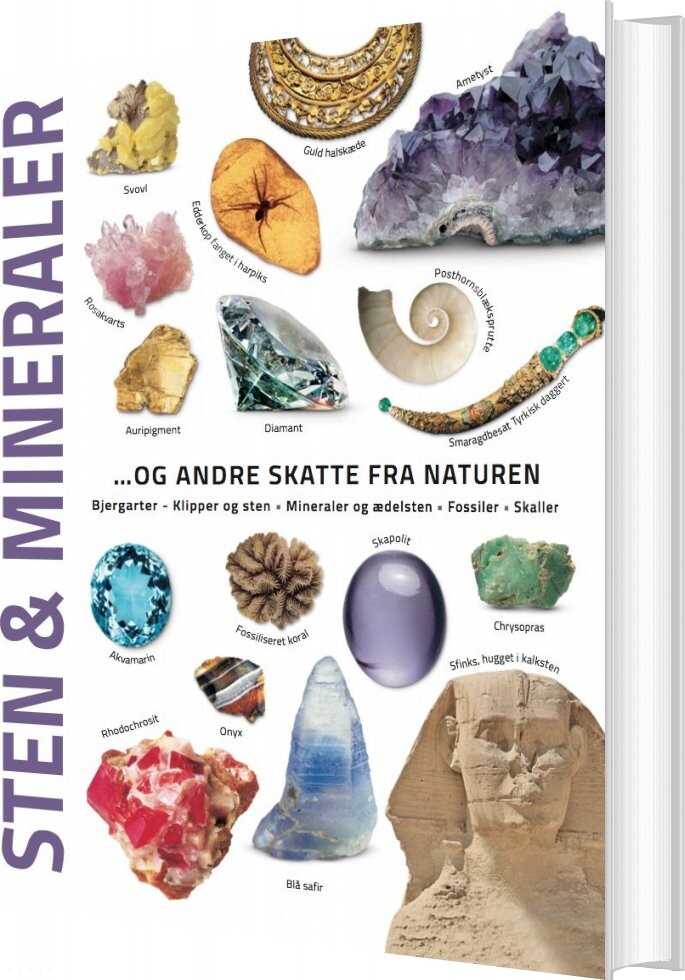Sten Og Mineraler   Bog