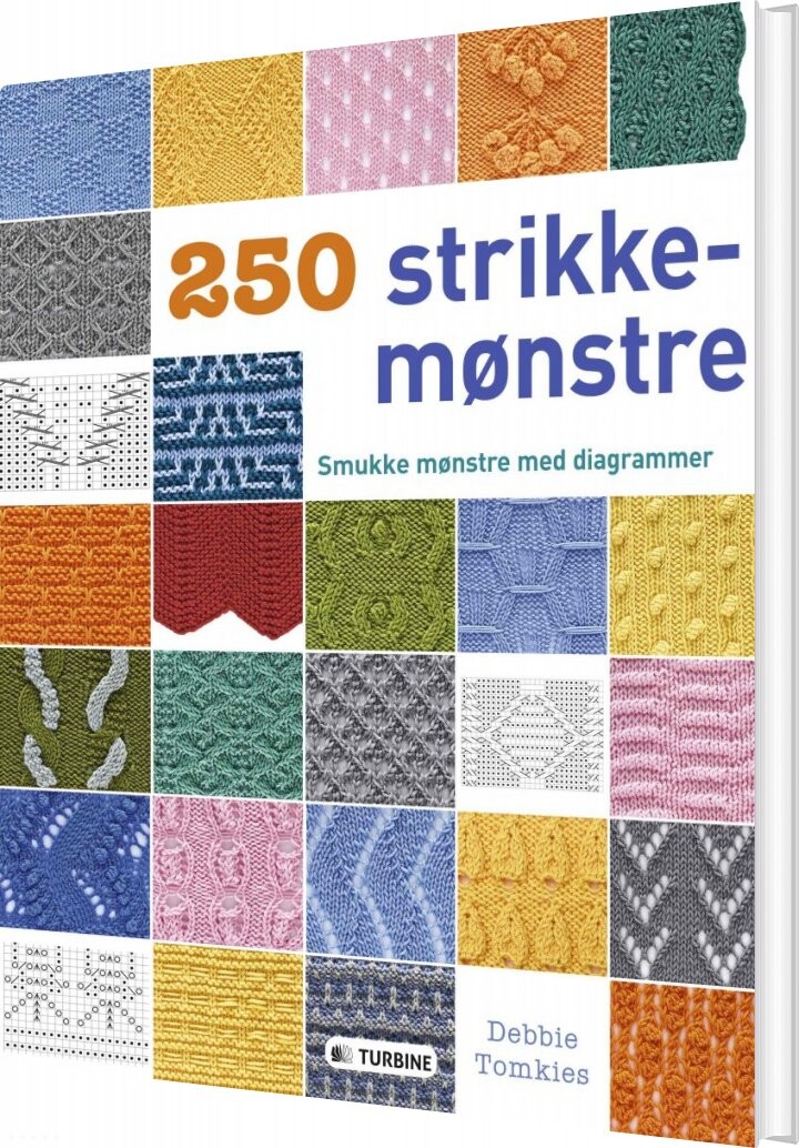 250 Strikkemønstre   Debbie Tomkies   Bog