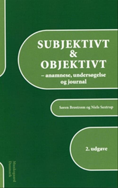 Subjektivt   Objektivt   Niels Saxtrup   Bog