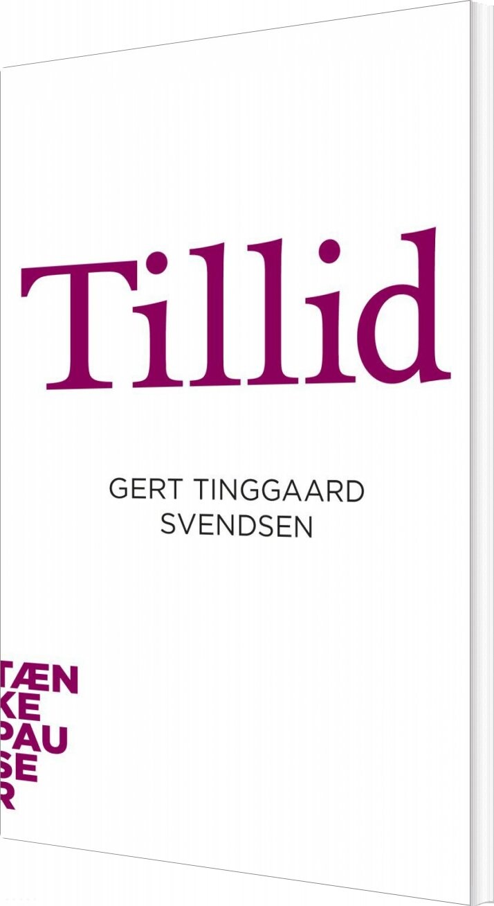 Tænkepauser   Tillid   Gert Tinggaard Svendsen   Bog