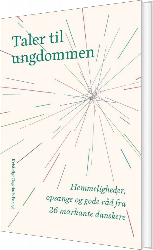 Taler Til Ungdommen   Bog