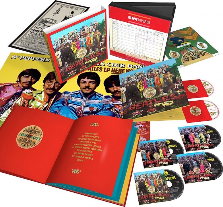 The Beatles   Sgt Pepper S Lonely Hearts Club Band  4cd Dvd Bd    Cd