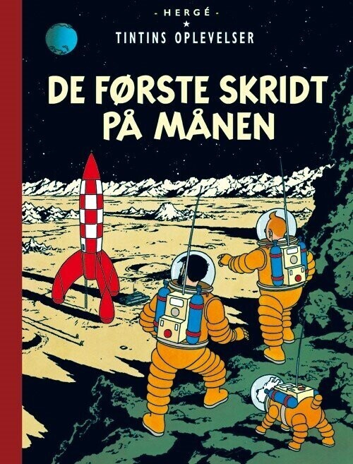 Tintin: De Første Skridt På Månen   Retroudgave   Herg?    Bog