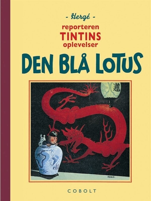 Tintin   Den Blå Lotus   Herg?    Bog