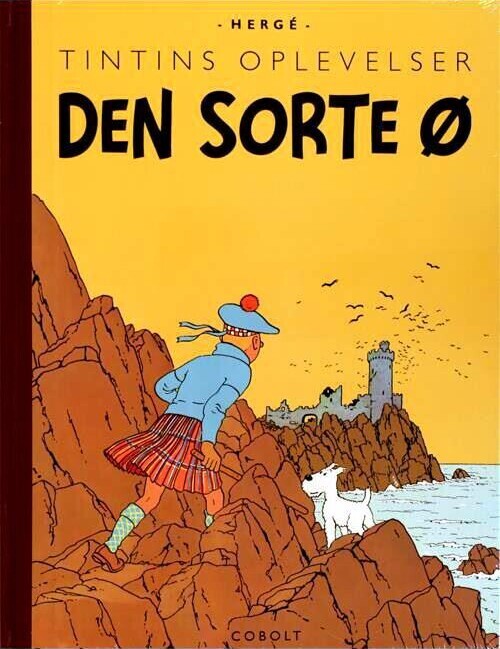 Tintin: Den Sorte ø   Retroudgave   Herg?    Bog