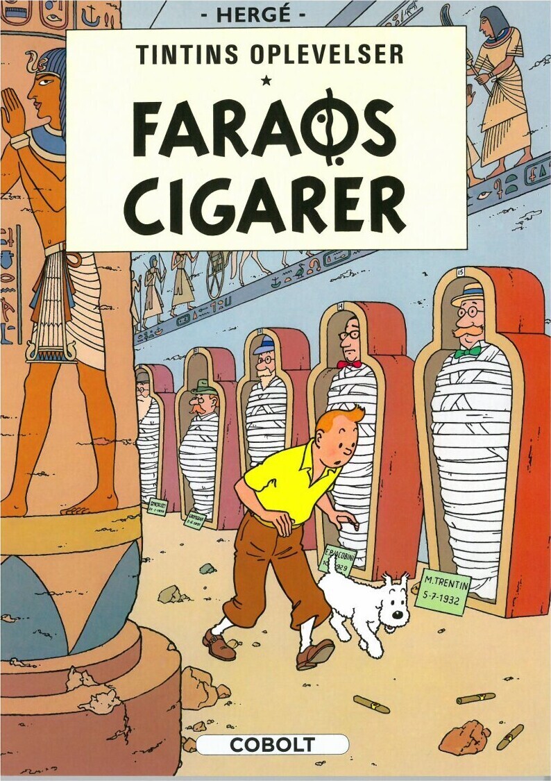 Tintins Oplevelser: Faraos Cigarer   Herg?    Bog