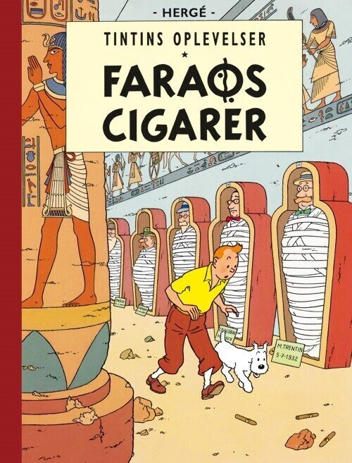 Tintins Oplevelser: Faraos Cigarer   Retroudgave   Herg?    Bog