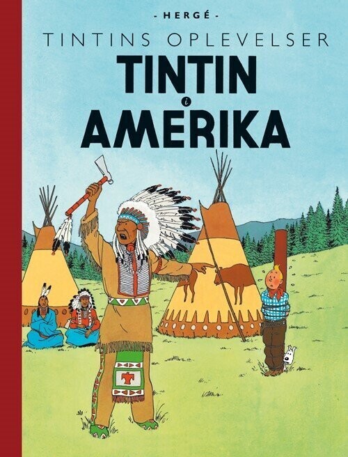 Tintins Oplevelser: Tintin I Amerika   Retroudgave   Herg?    Bog