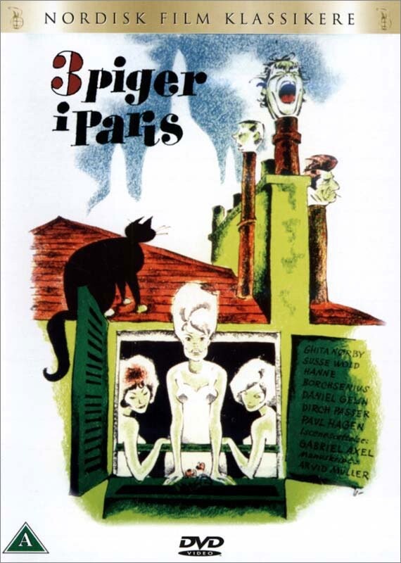 Tre Piger I Paris   Dvd   Film