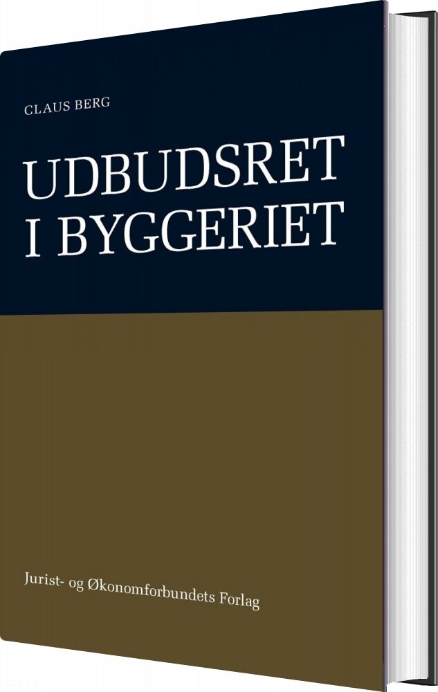 Udbudsret I Byggeriet   Claus Berg   Bog