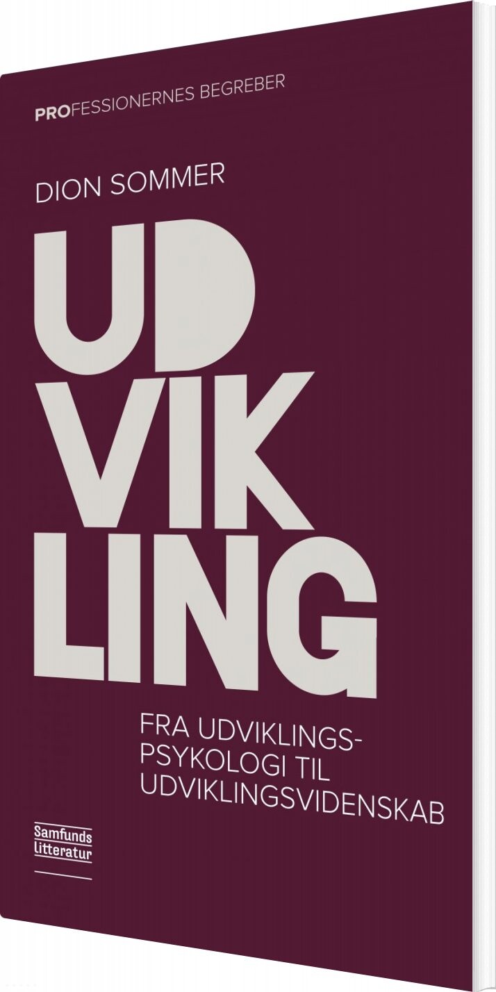 Udvikling   Dion Sommer   Bog