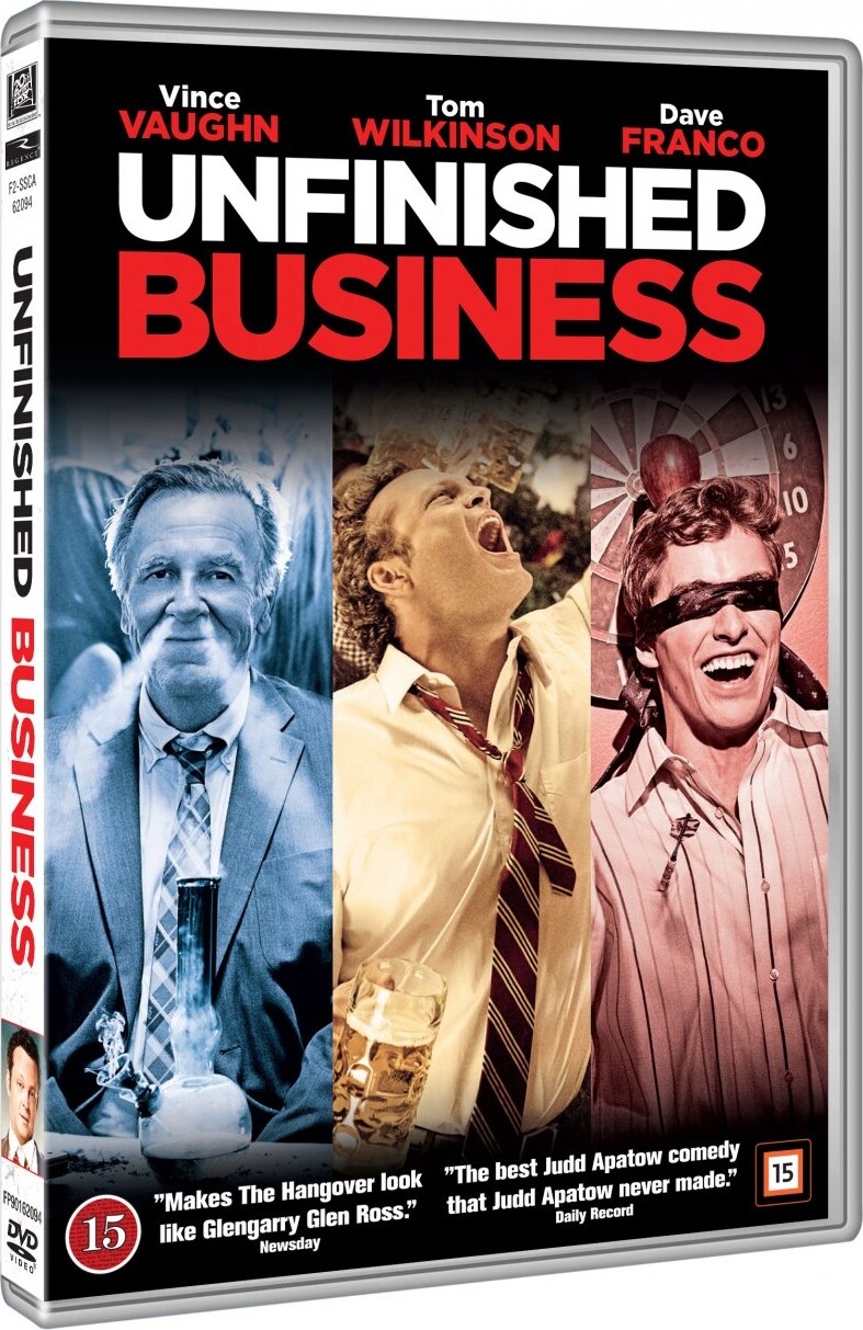 Unfinished Business   2015 Vince Vaughn   Dvd   Film