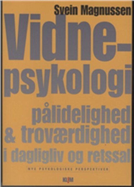 Vidnepsykologi   Svein Magnussen   Bog