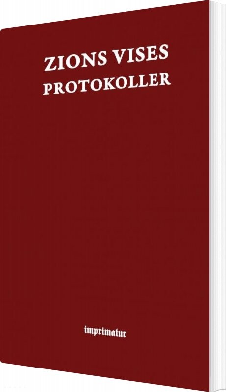 Zions Vises Protokoller   Sergej A  Nilus   Bog