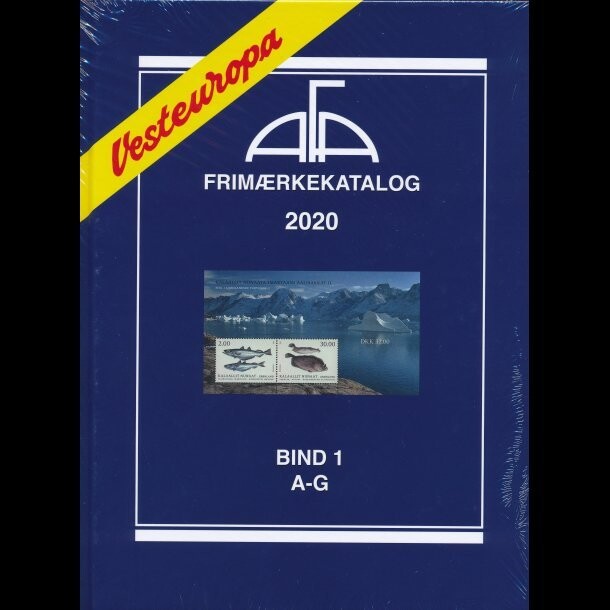 Afa Frimærkekatalog Vesteuropa 2020   Bind 1   Bog