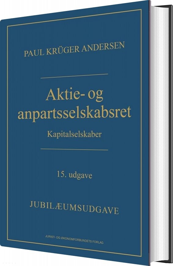 Aktie  Og Anpartsselskabsret   Paul Kr? Ger Andersen   Bog
