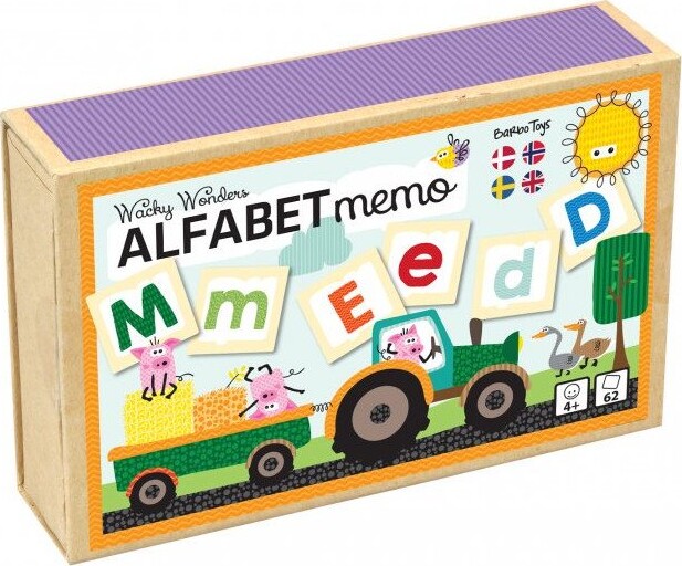 Alfabet Memo   Huskespil Med Bogstaver