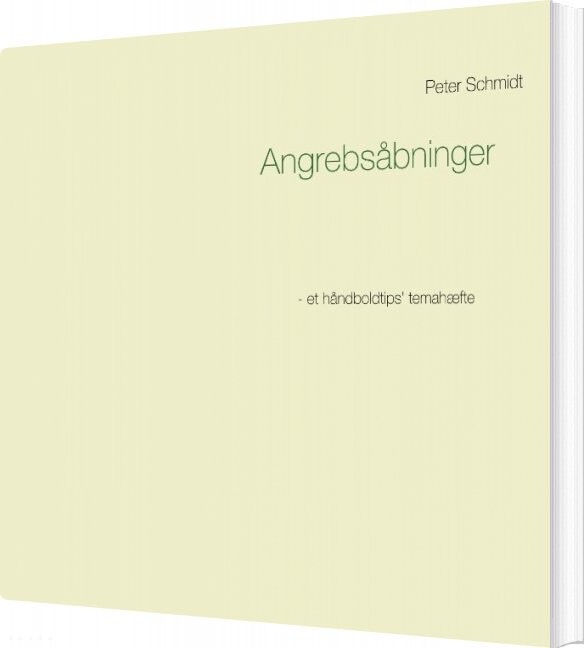 Angrebsåbninger Peter Schmidt Bog