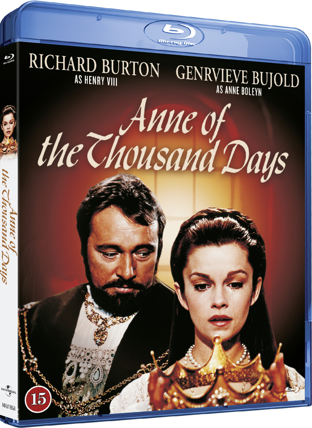 Anne Dronning I Tusind Dage Anne Of The Thousand Days Blu Ray