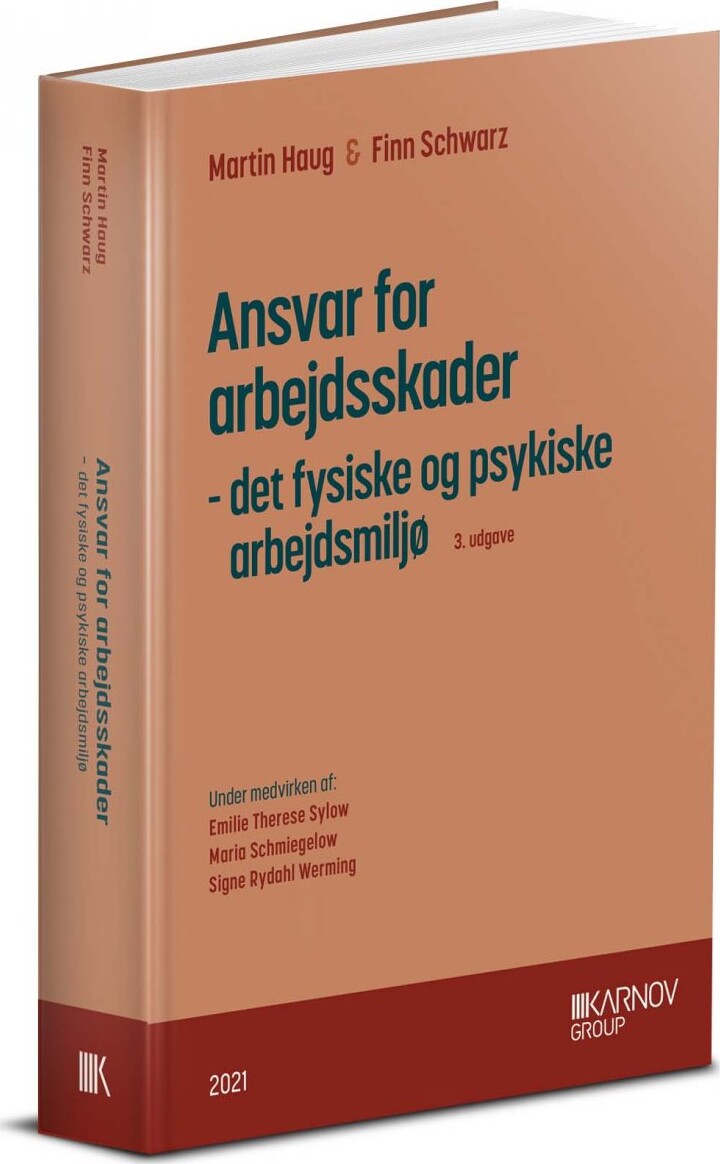 Ansvar For Arbejdsskader   Det Fysiske Og Psykiske Arbejdsmiljø   Finn Schwarz   Bog