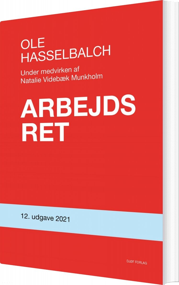 Arbejdsret   Ole Hasselbalch   Bog