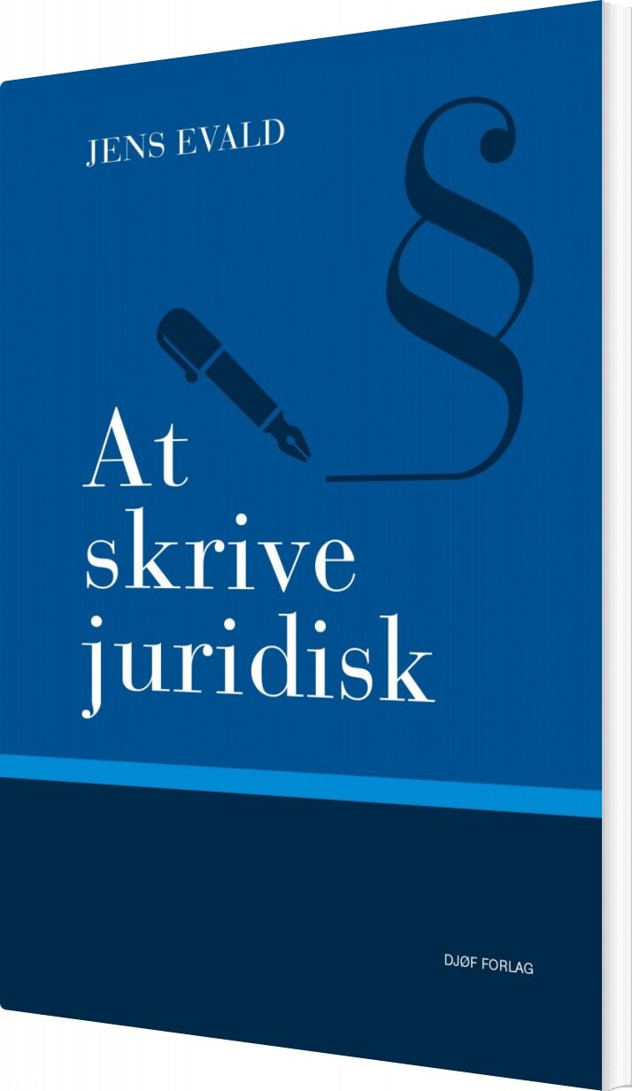 At Skrive Juridisk   Jens Evald   Bog