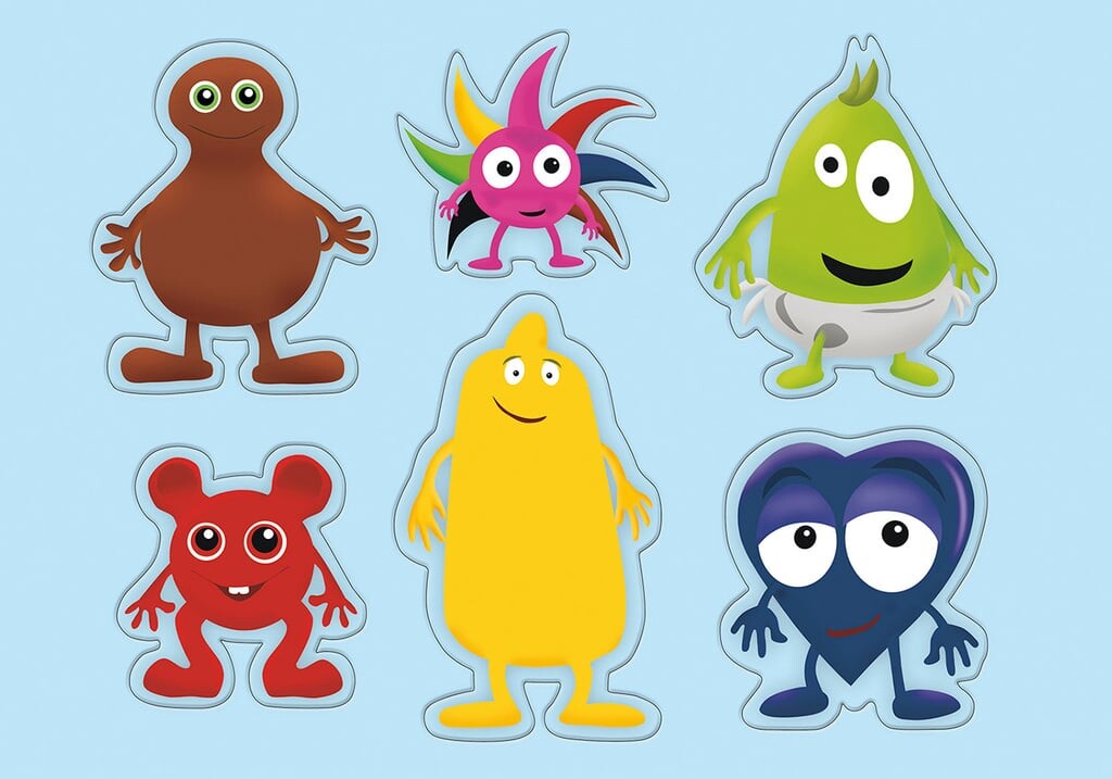 Babblarna   Babblers Puslespil   6 Figurer