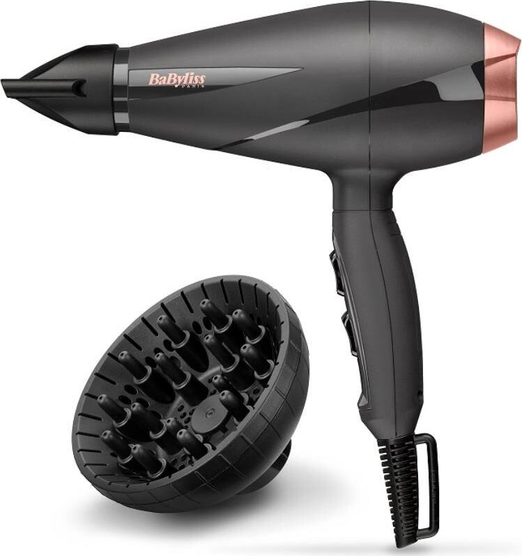 Babyliss Hårtørrer   Føntørrer   Smooth Pro   2100w   Sort