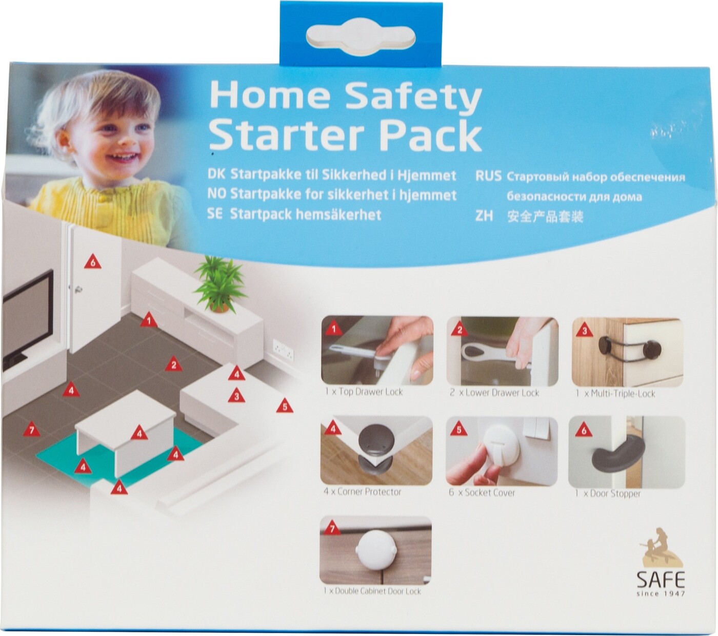 Babytrold   Sikkerheds Startpakke Til Hjemmet