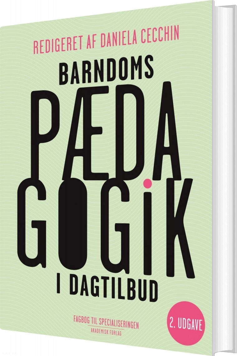 Barndomspædagogik I Dagtilbud   Daniela Cecchin   Bog