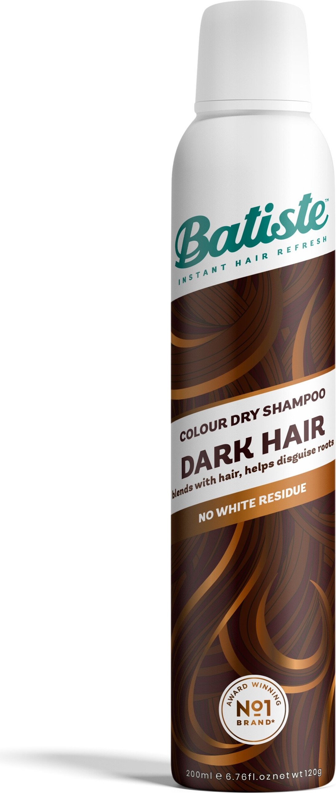 Batiste Tørshampoo   Divine Dark   Brun 200 Ml
