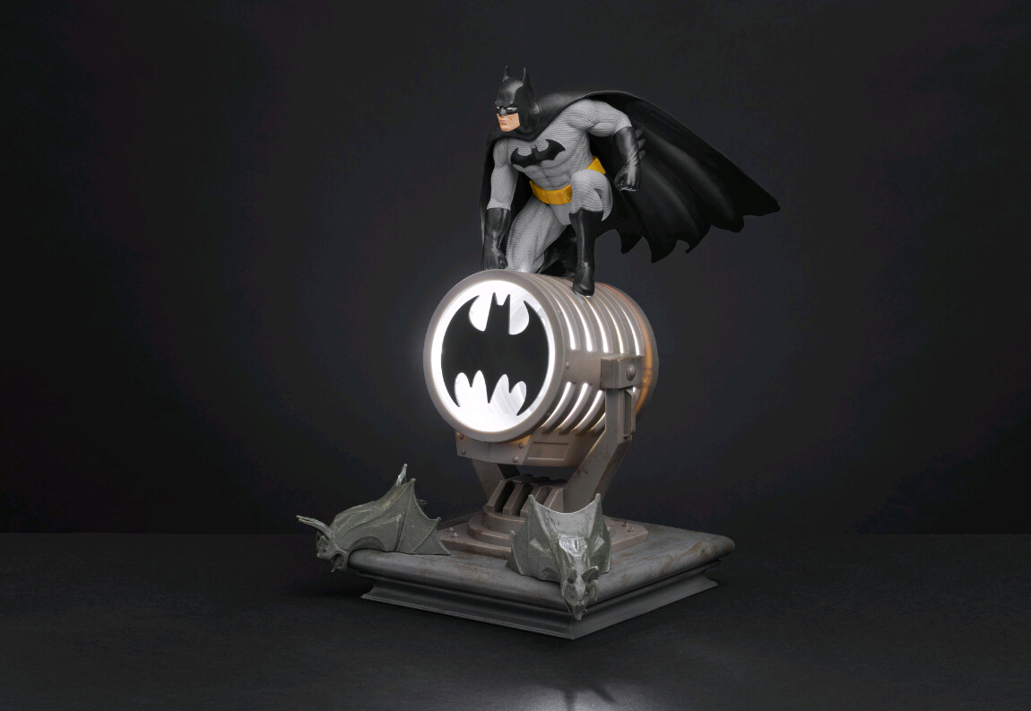 Batman Lampe   Natlampe Med Figur
