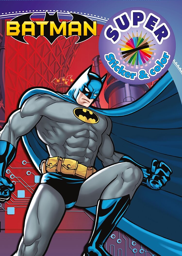 Batman   Super Sticker   Color   Bog
