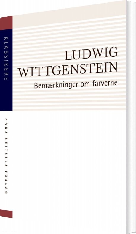 Bemærkninger Om Farverne   Ludvig Wittgenstein   Bog