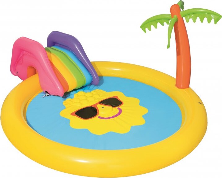 Bestway   Badebassin Med Rutsjebane   237x201 Cm