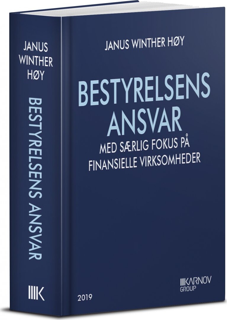 Bestyrelsens Ansvar   Janus Winther Høy   Bog